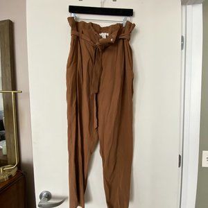 Camel Brown H&M Paperbag Trouser NEW